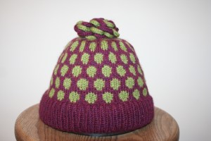 One row of petals in each of two colours