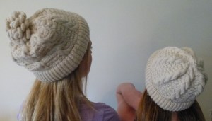 two similar hats