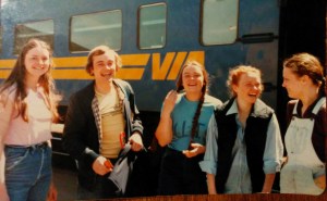 from left: Philippa, Charles, Me, Nicky and Penny