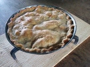 My first rhubarb pie