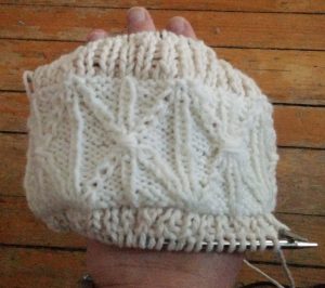 two live needles....